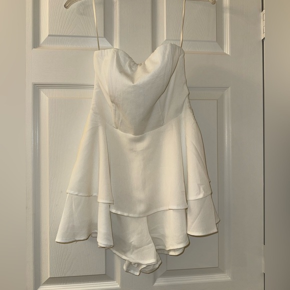 Princess Polly The Rolla Romper White Lower Impact! - Picture 7 of 11